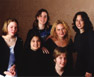 My Friends from High School. L-R Claudia, Tania, Daphne, Dominique,  Angela & Me (bottom)